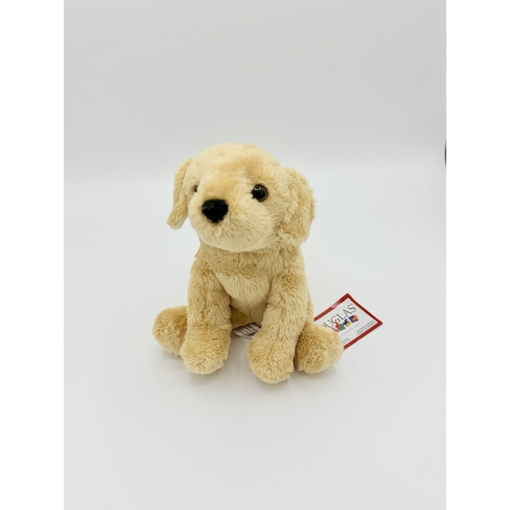 Douglas Cuddle Toys "Butter" Yellow Lab Puppy Dog Plush 5" NWT #1557
